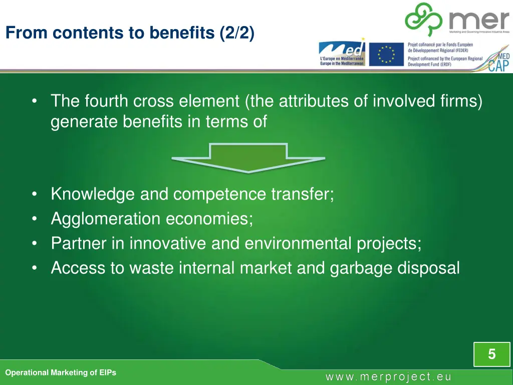 from contents to benefits 2 2