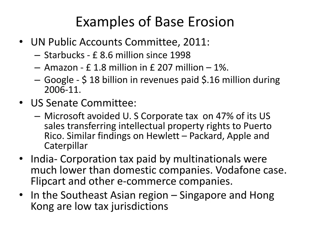 examples of base erosion un public accounts