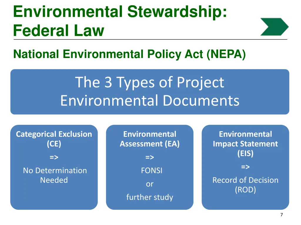 environmental stewardship federal law 3