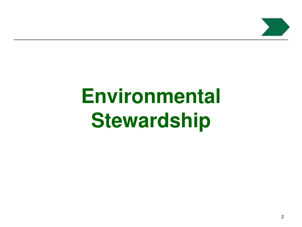 environmental stewardship