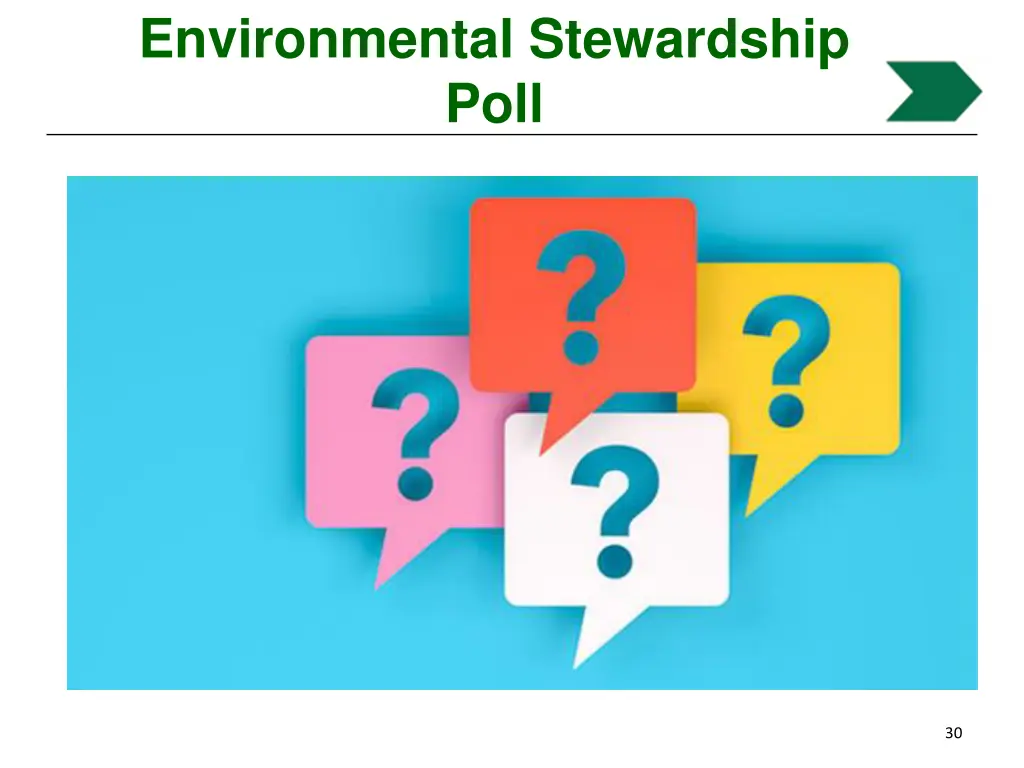 environmental stewardship poll 1