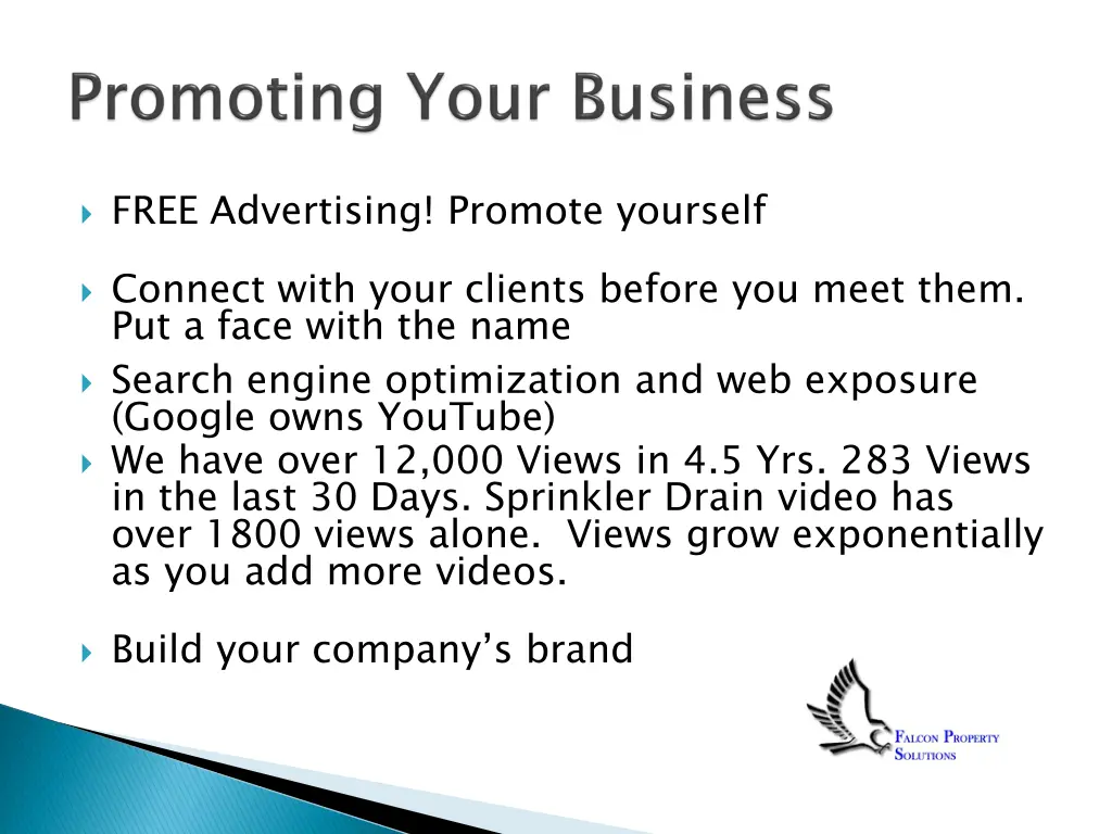 free advertising promote yourself