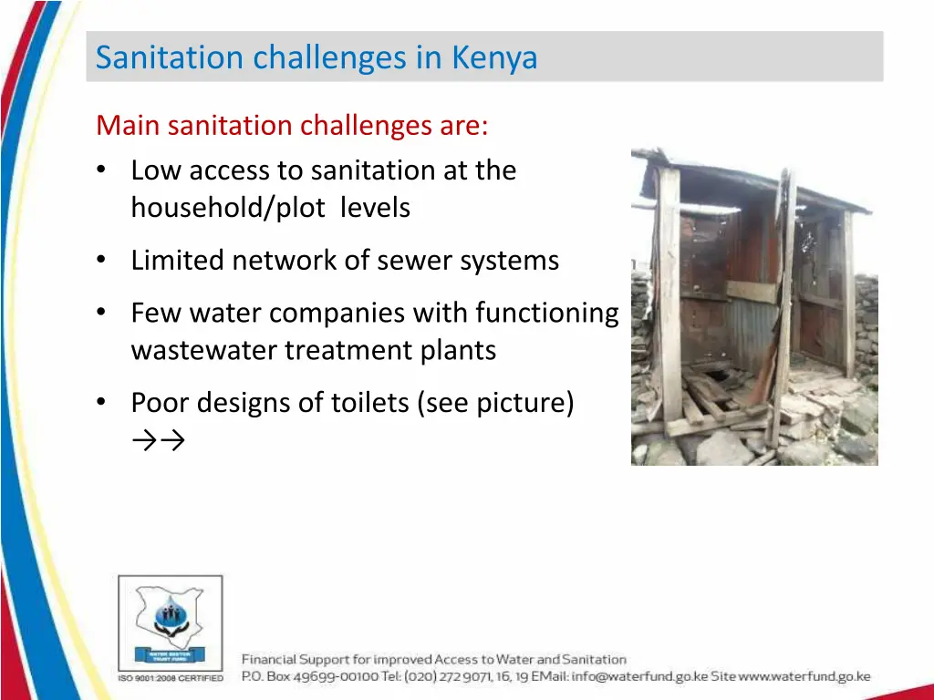 sanitation challenges in kenya