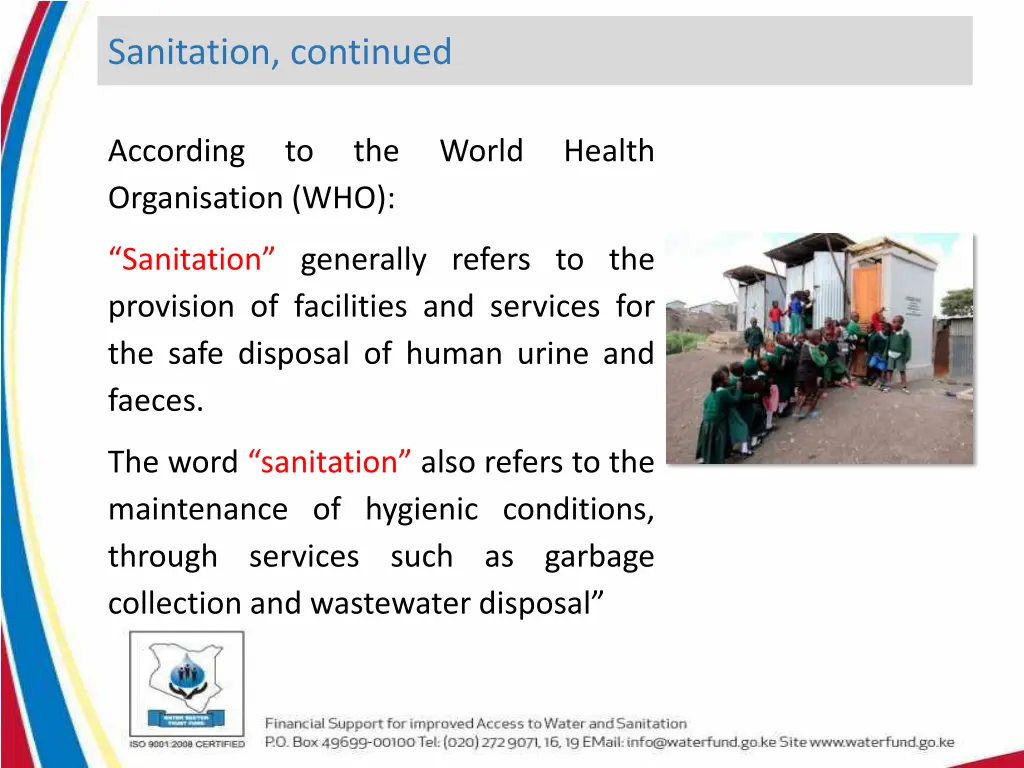 sanitation continued 1