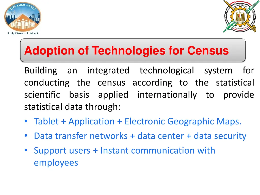 building conducting the census according