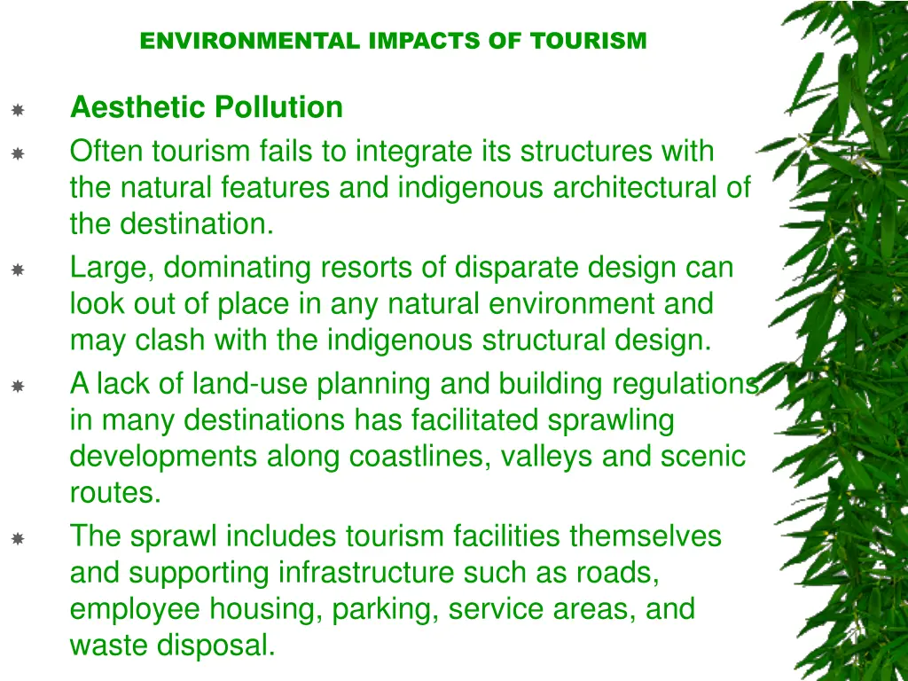 environmental impacts of tourism 16