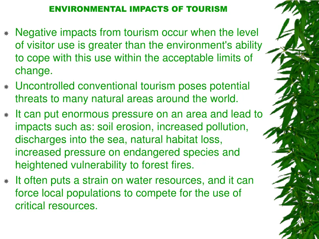 environmental impacts of tourism 3