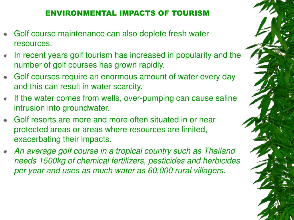 environmental impacts of tourism 6