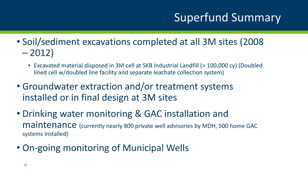 superfund summary