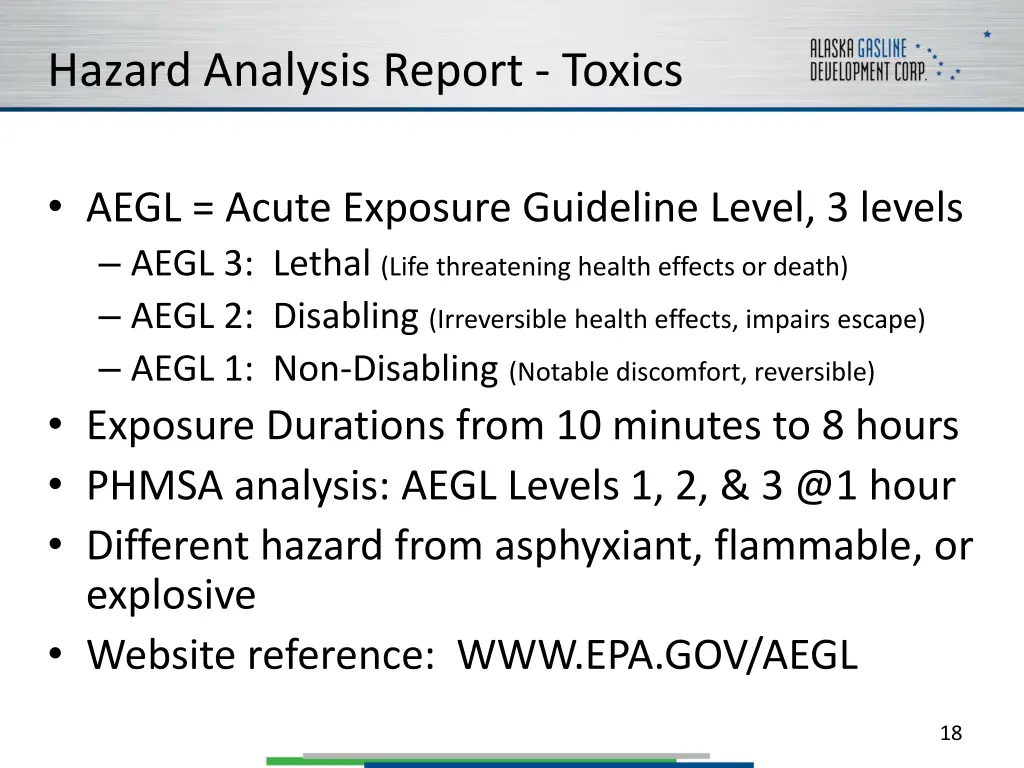 hazard analysis report toxics