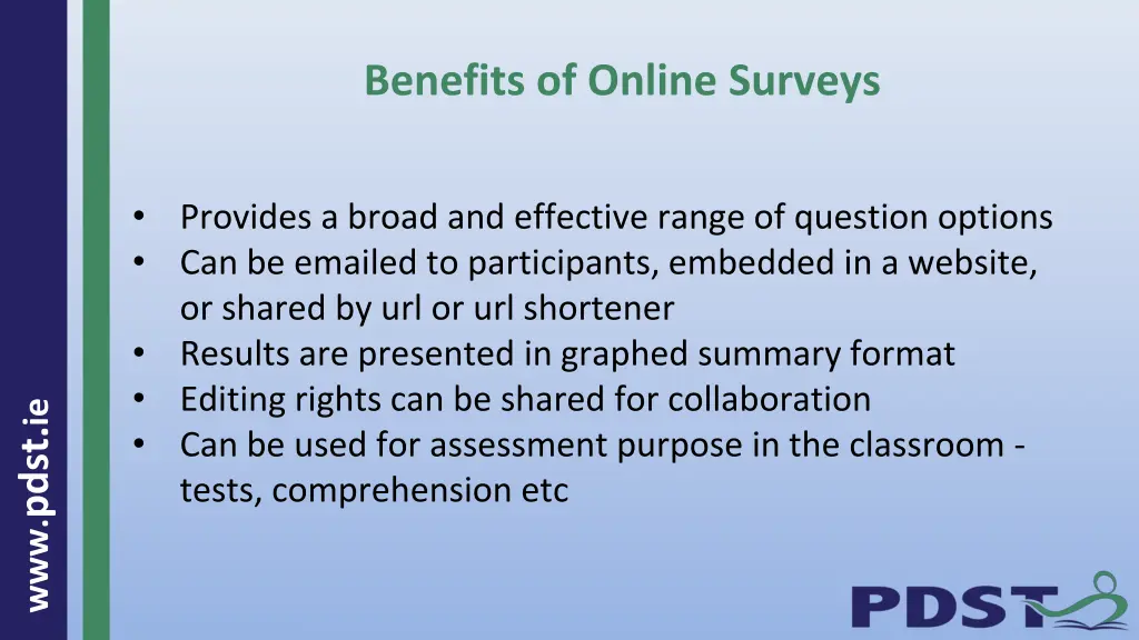 benefits of online surveys 1