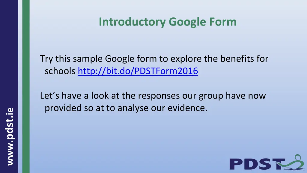 introductory google form