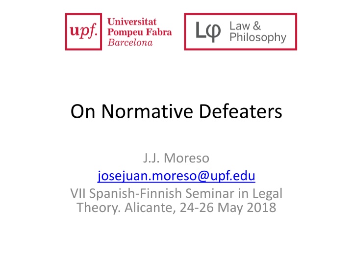 on normative defeaters