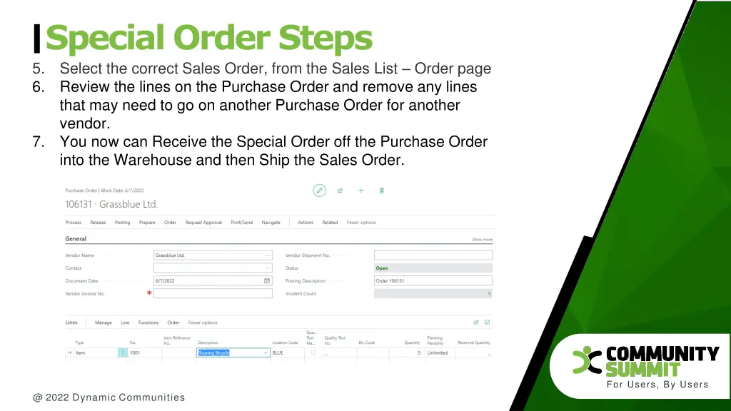 special order steps 2