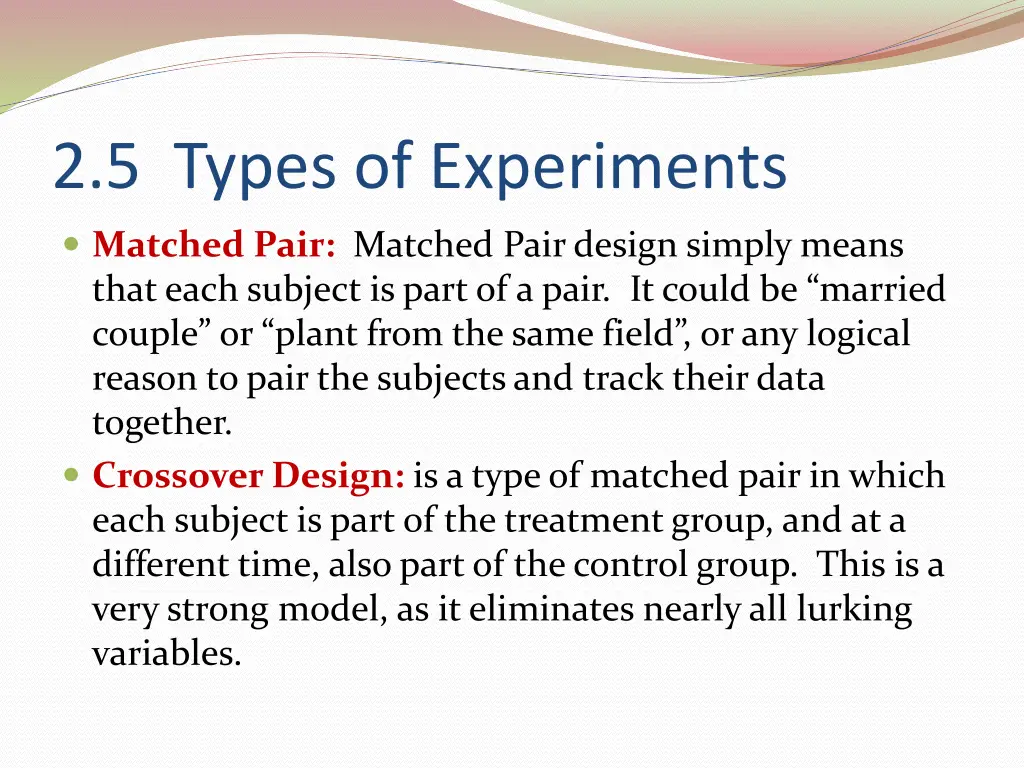 2 5 types of experiments 1