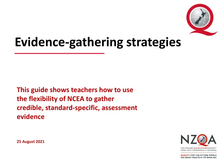 evidence gathering strategies