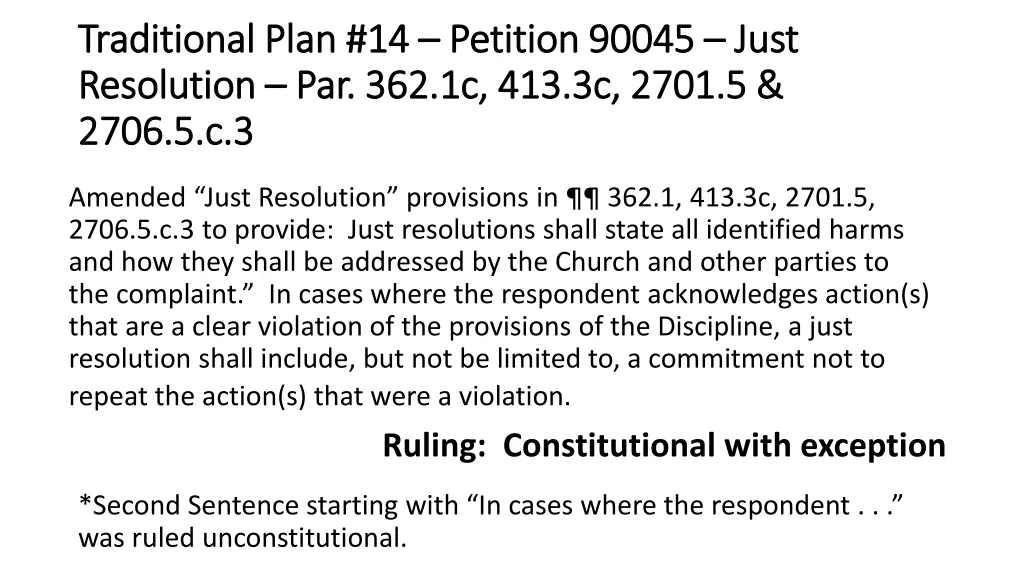 traditional plan 14 traditional plan 14 petition