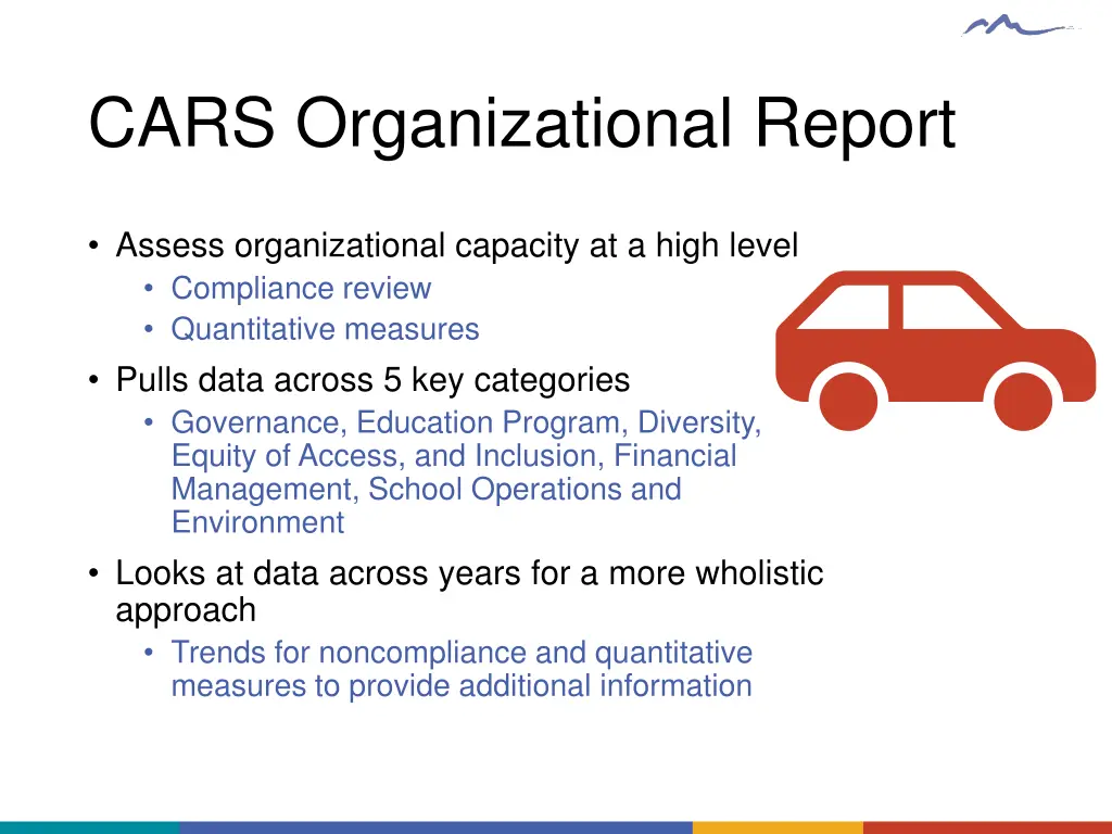 cars organizational report