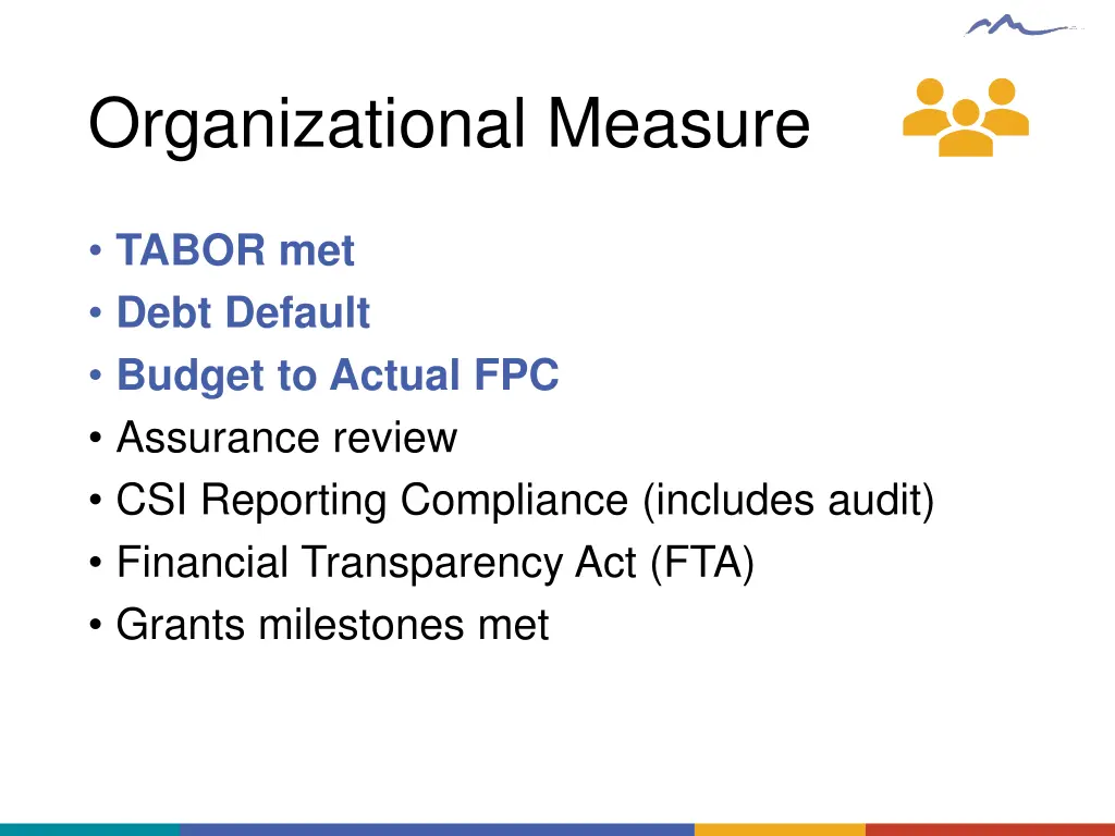 organizational measure