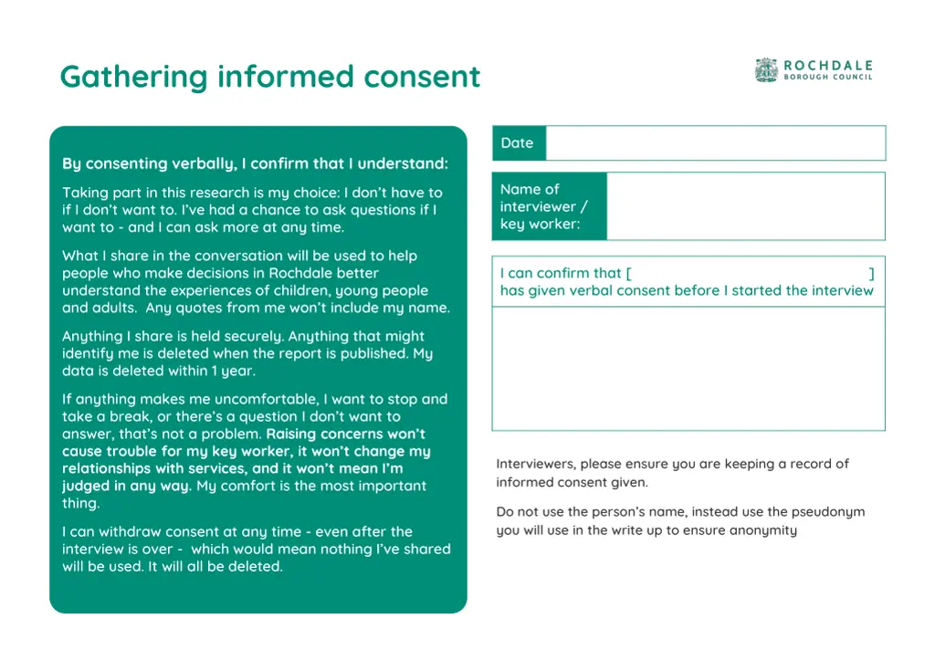 gathering informed consent 2