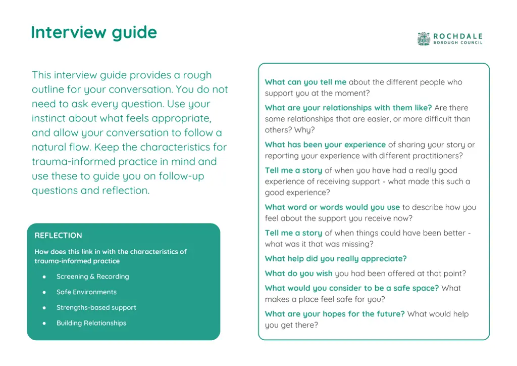 interview guide