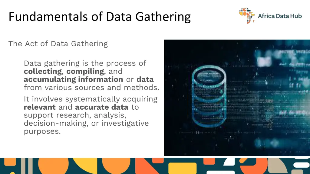 fundamentals of data gathering