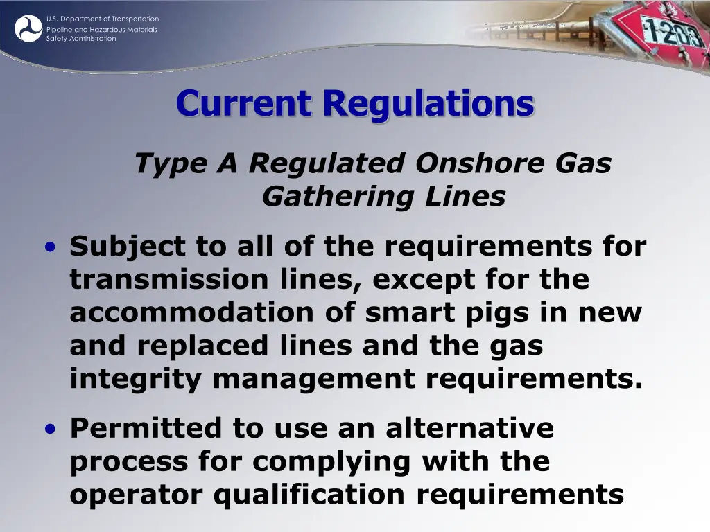 u s department of transportation pipeline 11