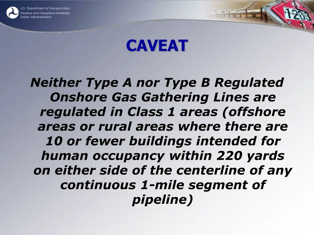 u s department of transportation pipeline 15