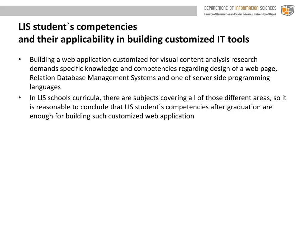 lis student s competencies and their