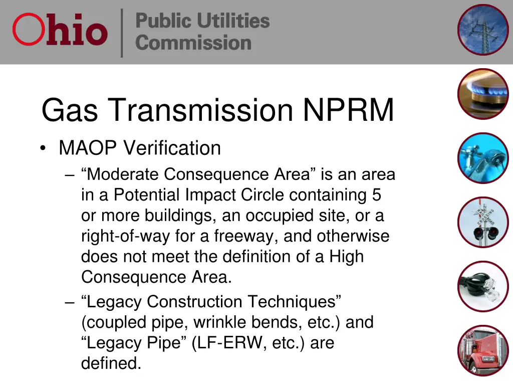 gas transmission nprm maop verification moderate