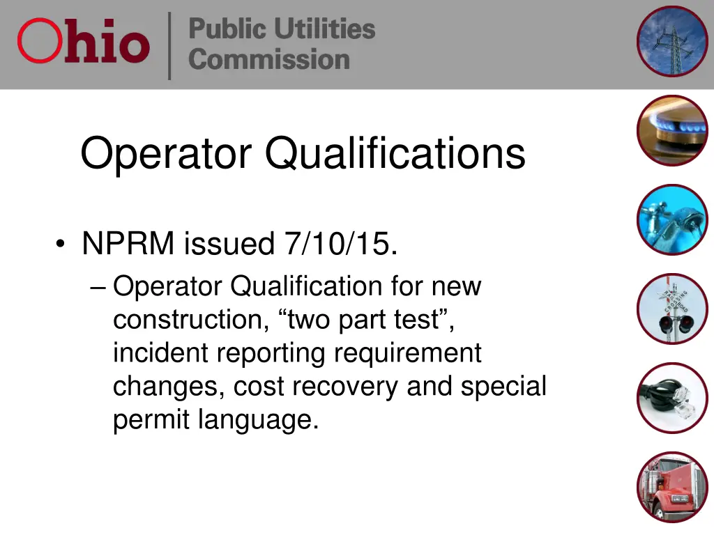 operator qualifications