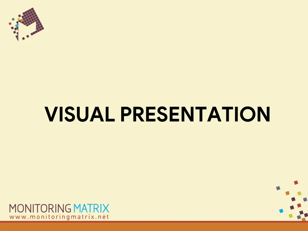 visual presentation