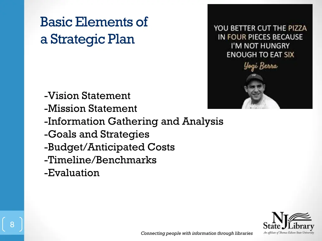 basic elements of a strategic plan