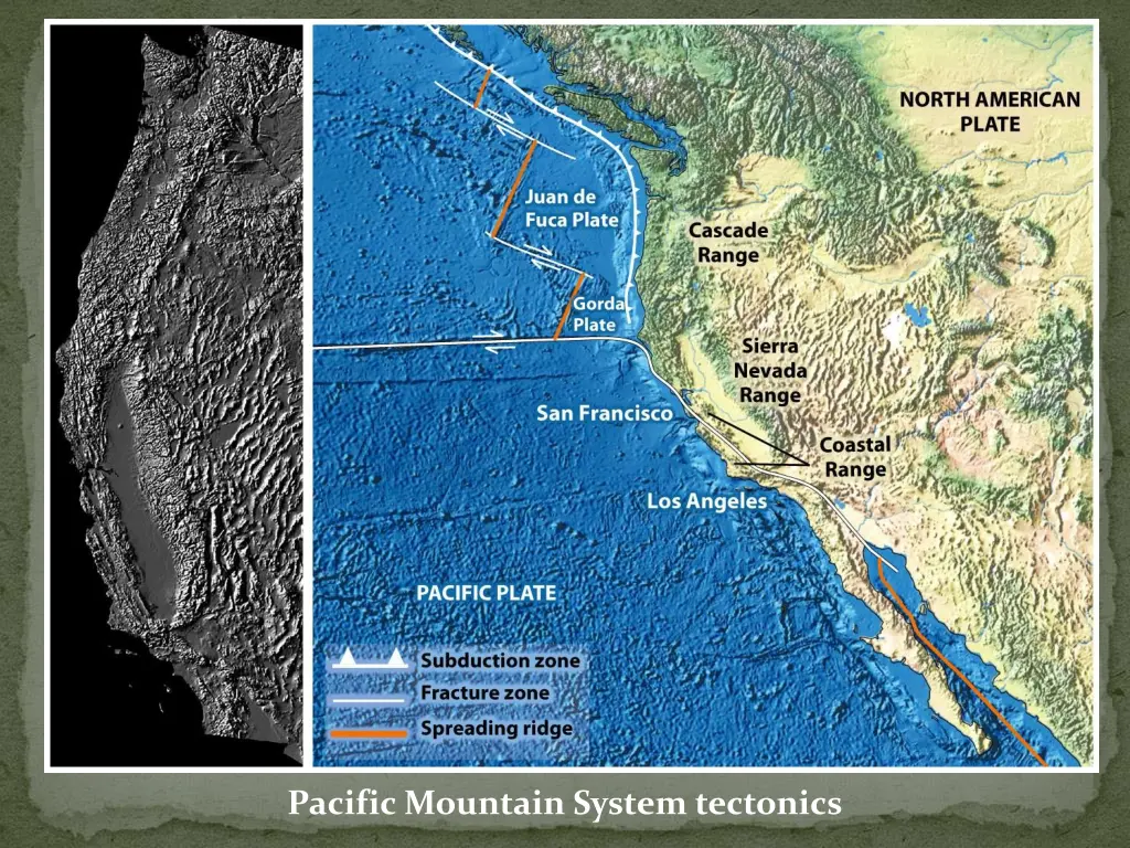 pacific mountain system tectonics