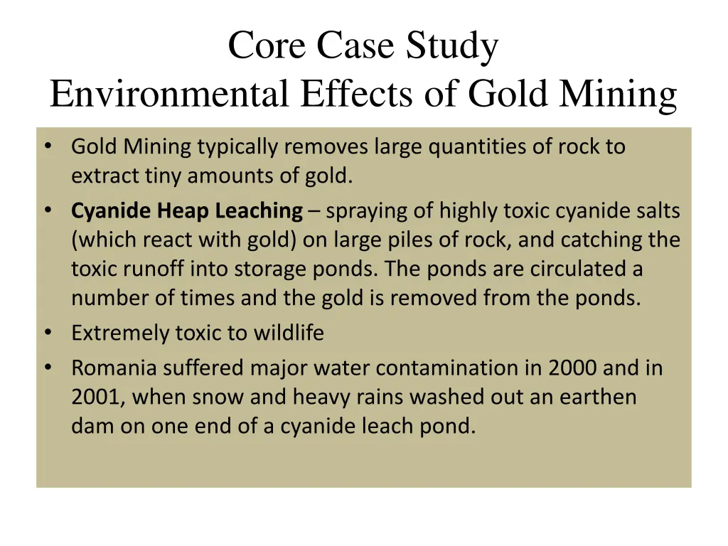 core case study