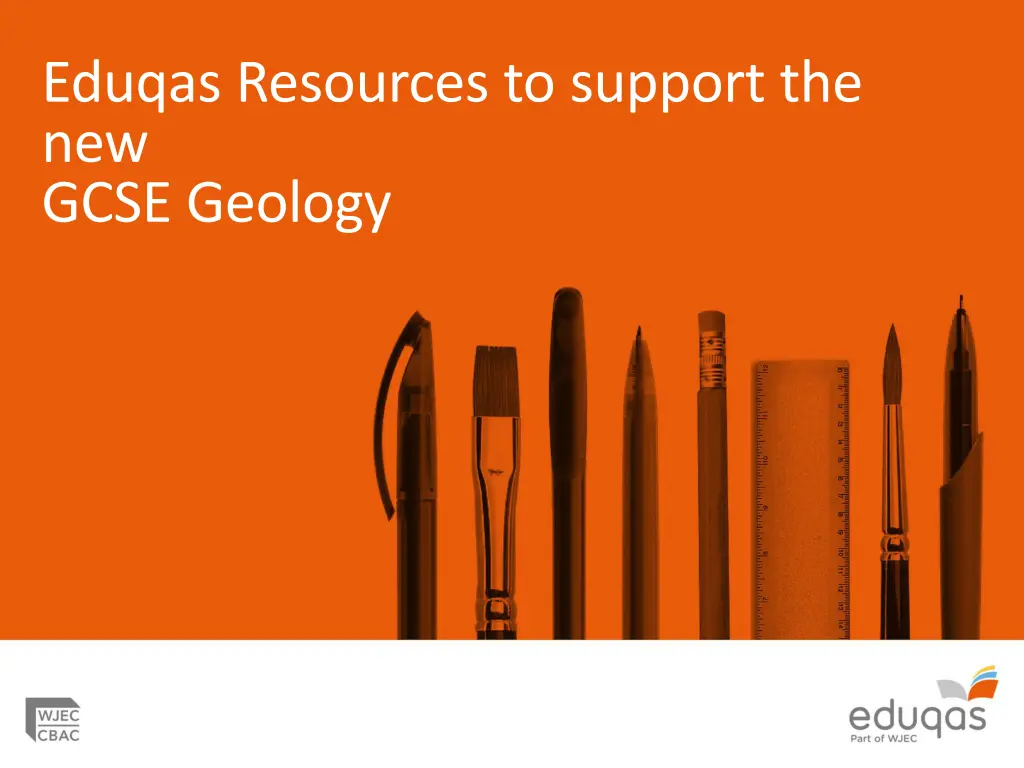 eduqas resources to support the new gcse geology