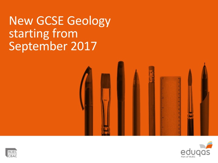 new gcse geology starting from september 2017