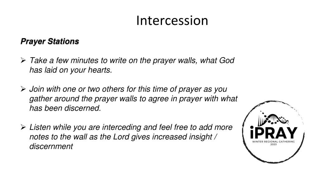 intercession