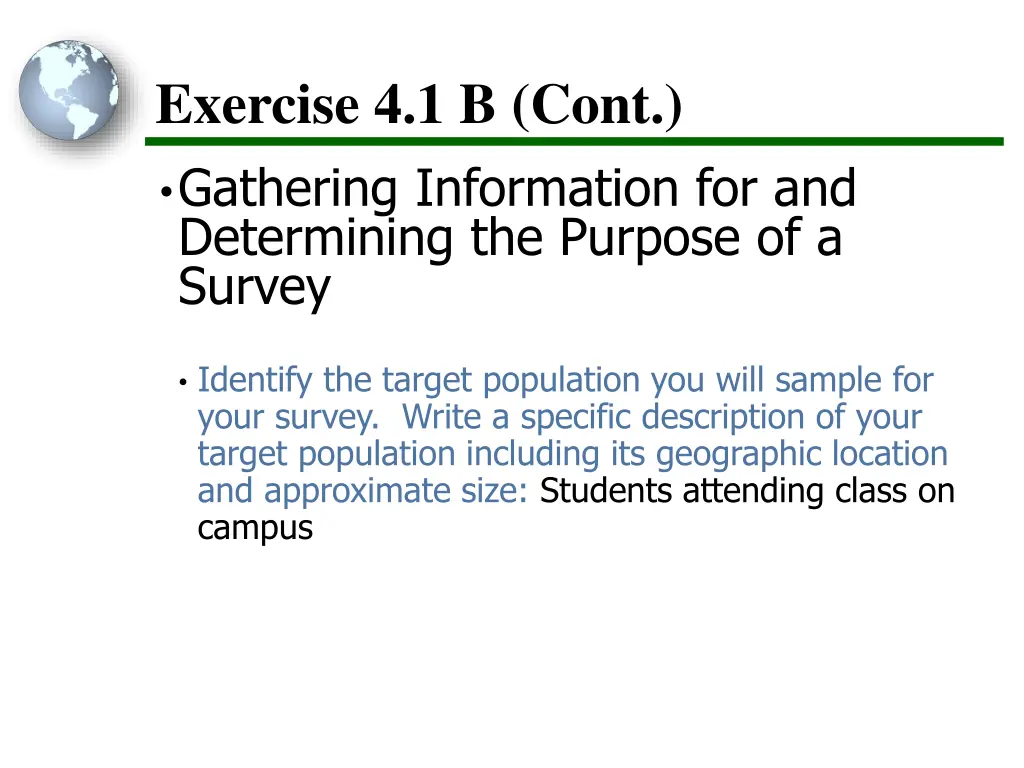 exercise 4 1 b cont gathering information