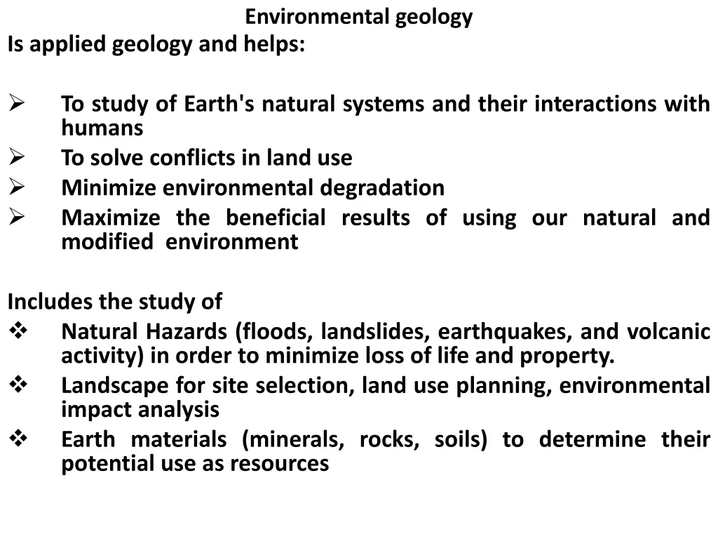 environmental geology 3