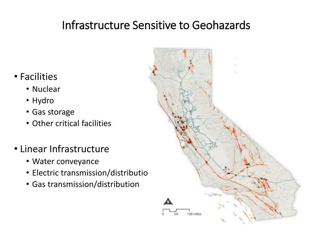 infrastructure sensitive to geohazards