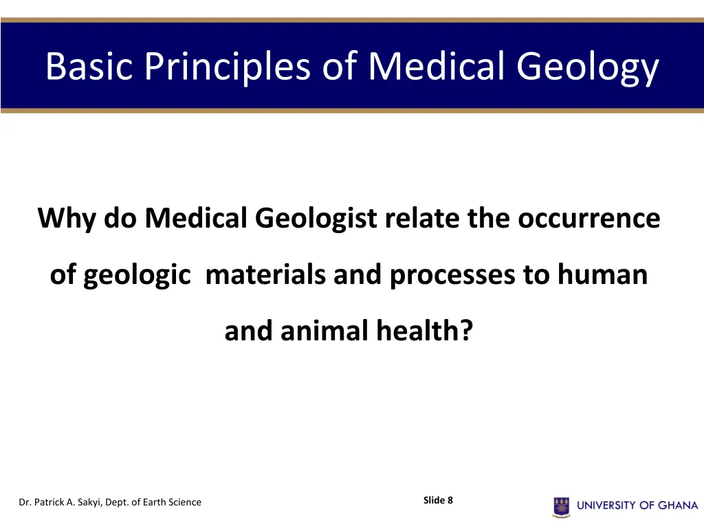 basic principles of medical geology 2