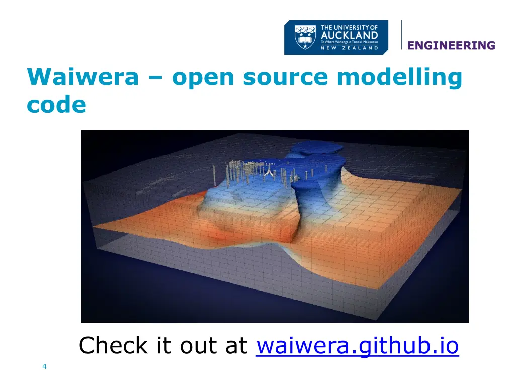 waiwera open source modelling code