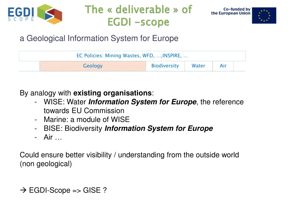 a geological information system for europe