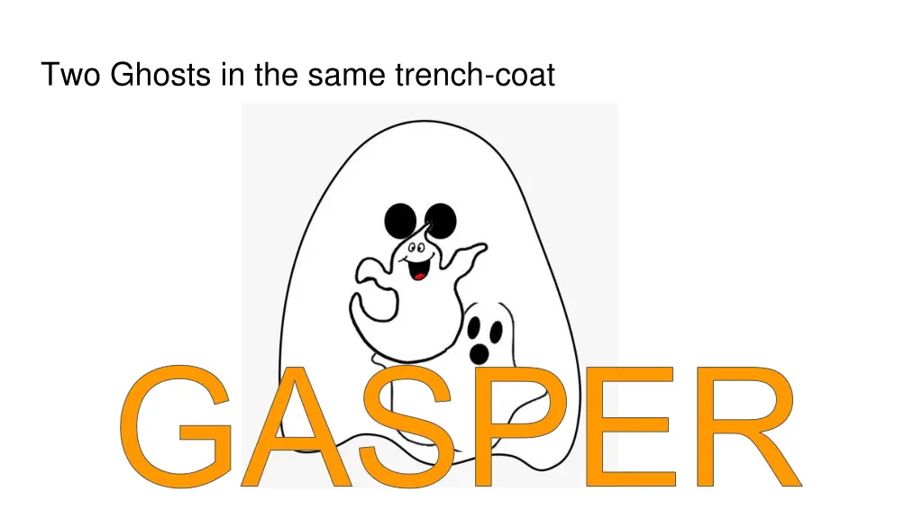 two ghosts in the same trench coat 2