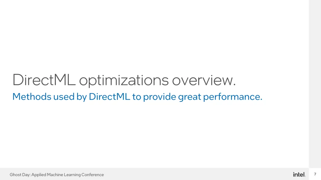 directml optimizations overview