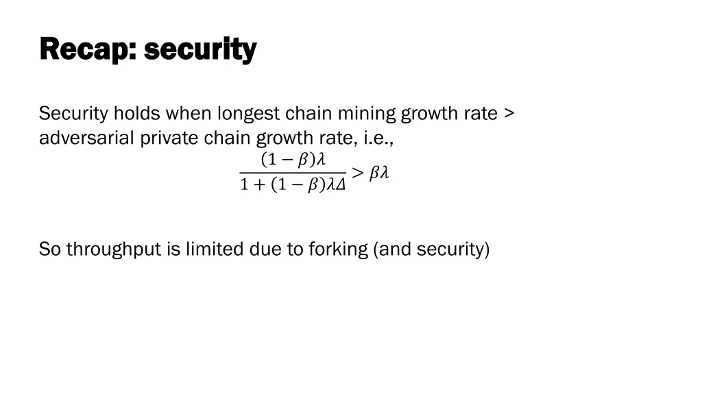 recap security recap security