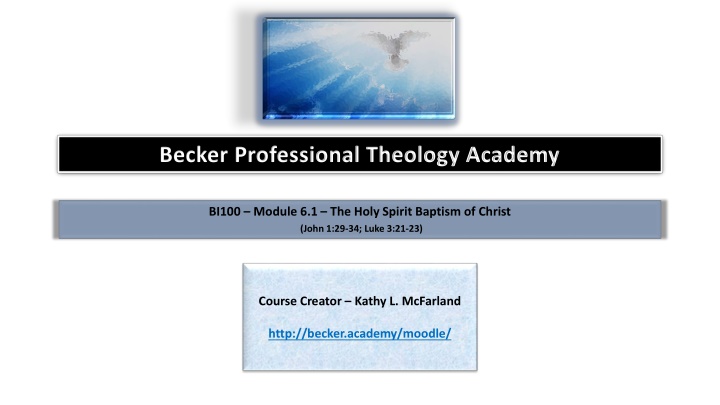 becker professional theology academy