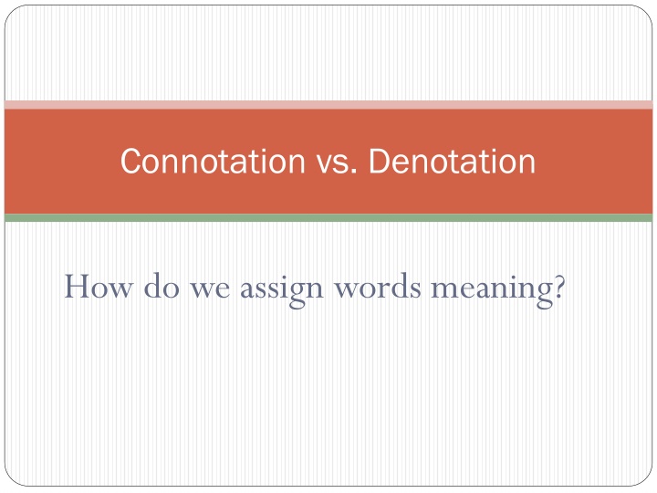 connotation vs denotation