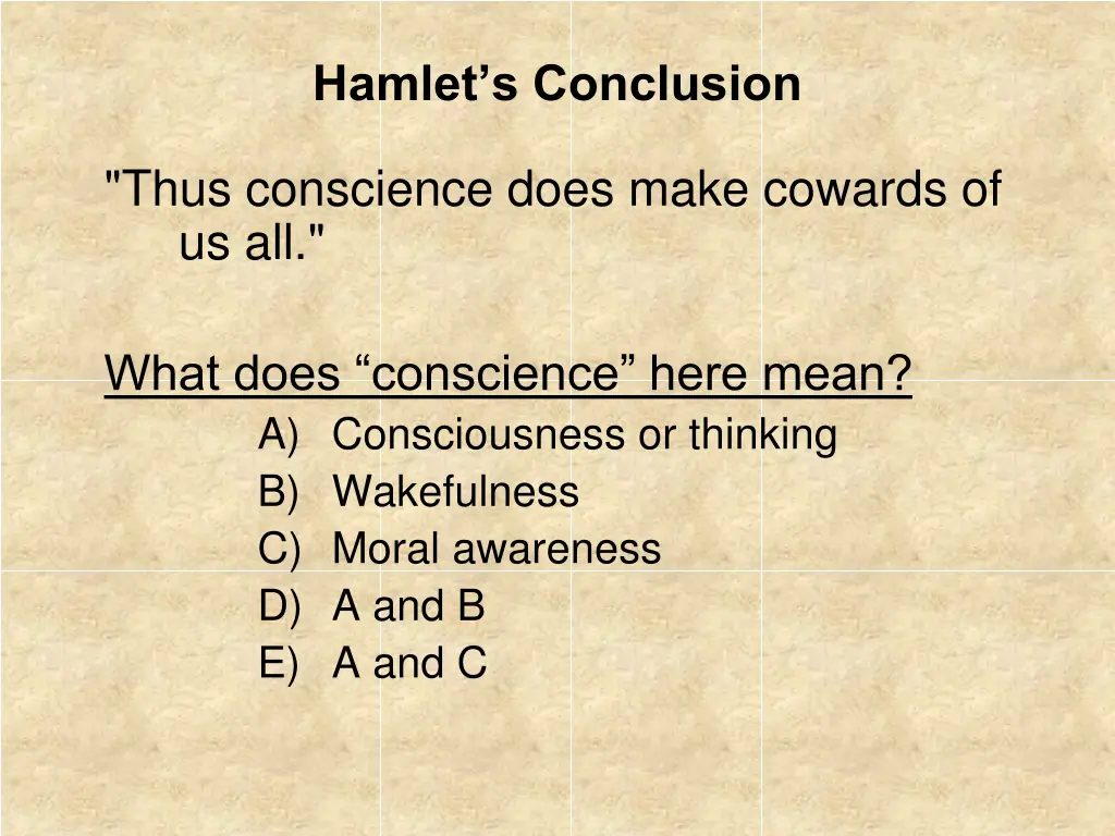 hamlet s conclusion